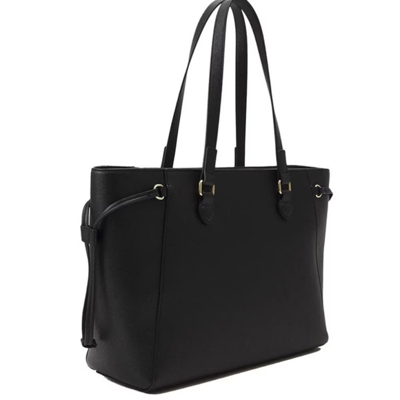 Love Moschino sweet heart embossed black tote